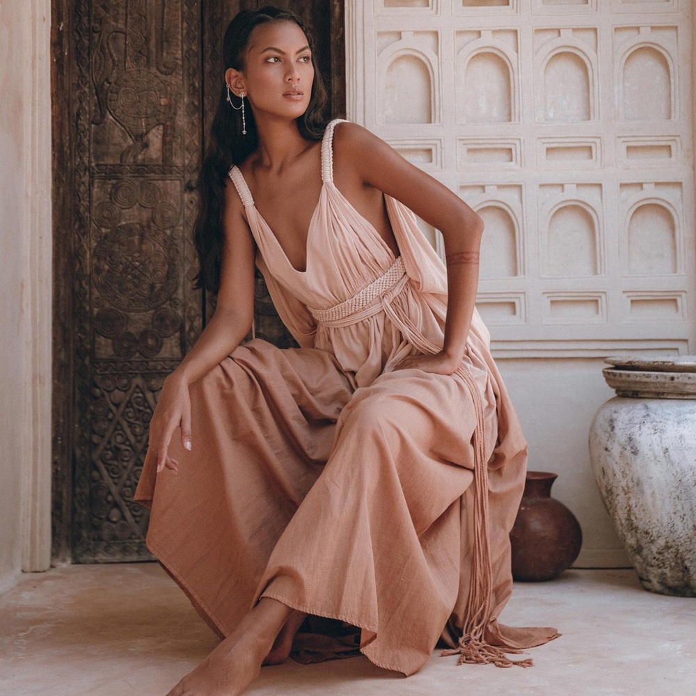 NEW DESIGNERS BOHEMIAN MAXI GODDESS DRESS